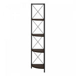 Zeva Bookcase - Dark Brown