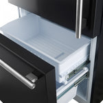 Forno Milano 62" Black 2-piece Freestanding Dual Bottom Freezer Refrigerator (34.4 Cu. Ft.) - FFFFD1787-60BLK