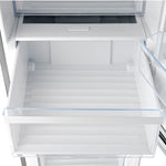 Forno Guardia 23.4" 10.8 Cu.Ft. Stainless Steel Bottom Freezer Refrigerator with Right Swing Door - FFFFD1778-24RS