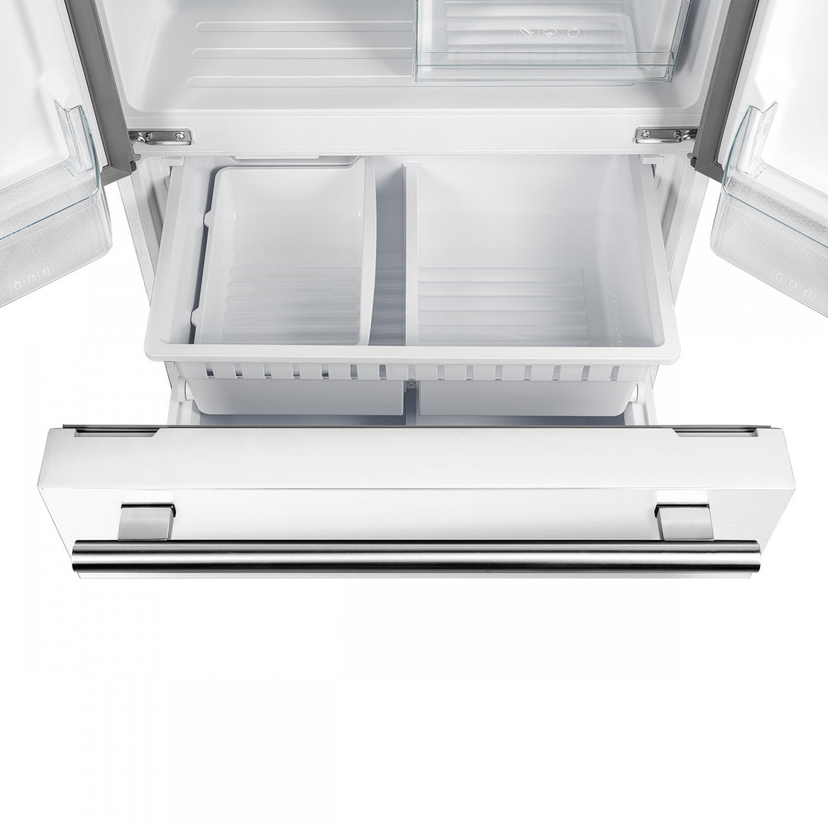 Forno Gallipoli 31" 17.5 Cu.Ft. White French Door Refrigerator with Ice Maker - FFFFD1974-31WHT