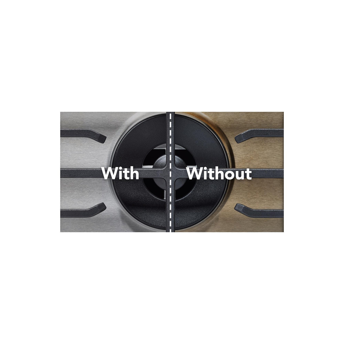 KitchenAid Black Ore Gas Cooktop - KCGK536SBE