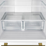 Forno Gallipoli 31" 17.5 Cu.Ft. White French Door Refrigerator with Ice Maker - FFFFD1974-31WHT
