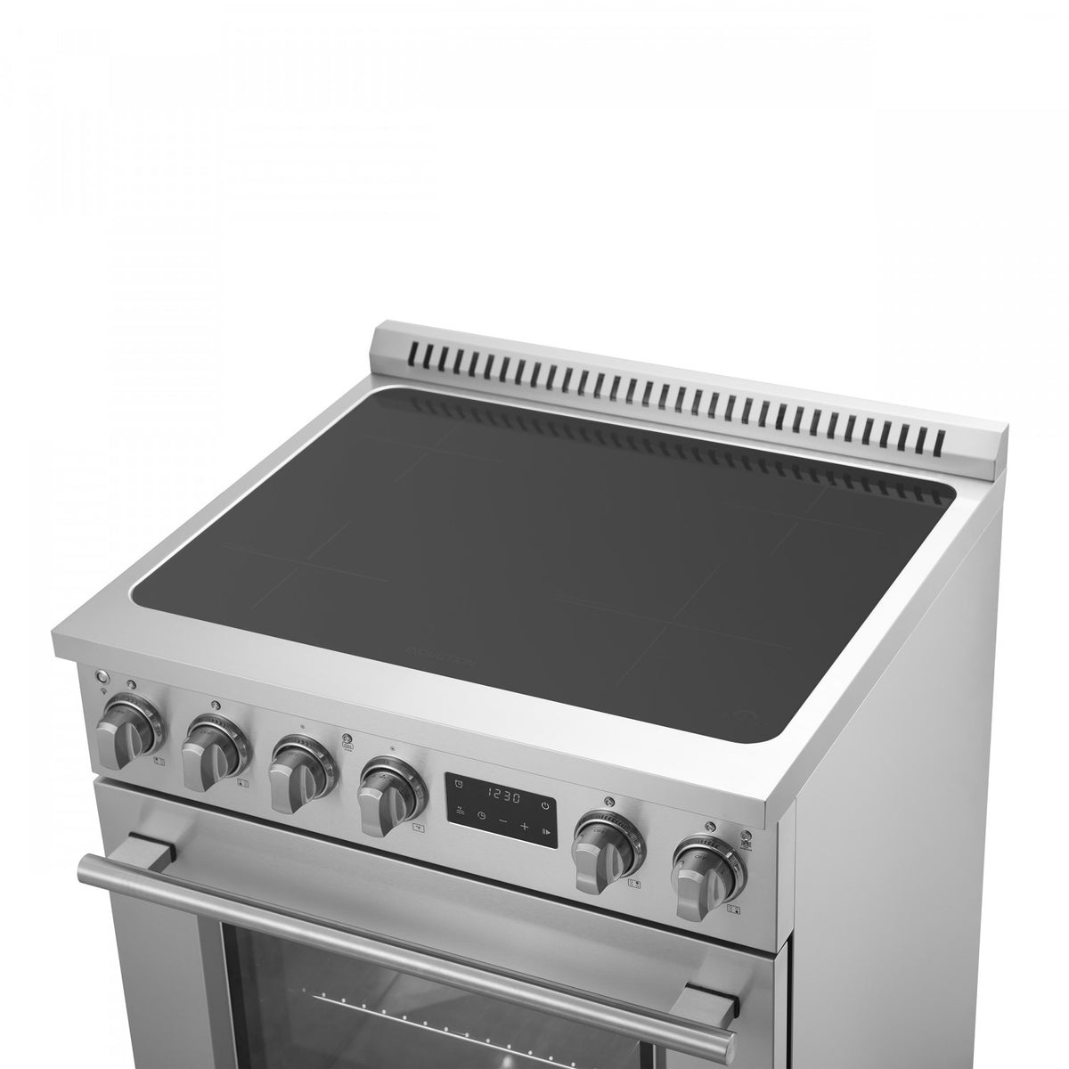 Forno Torino Stainless Steel 30" True Convection Induction Range with Air Fry and Air Sous Vide (4.32 Cu. Ft.) - FFSIN0936-30