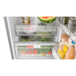 Bosch 24" 12.8 Cu. Ft. White Glass Smart Counter-Depth Bottom-Freezer Refrigerator with Home Connect - B24CB80ESW