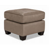 City Leather Ottoman - Stone