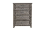 Dahlia 5-Drawer Chest - Grey