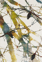L2 Decor Diamond Area Rug 5' x 8' with Underpad - Birds of a Feather