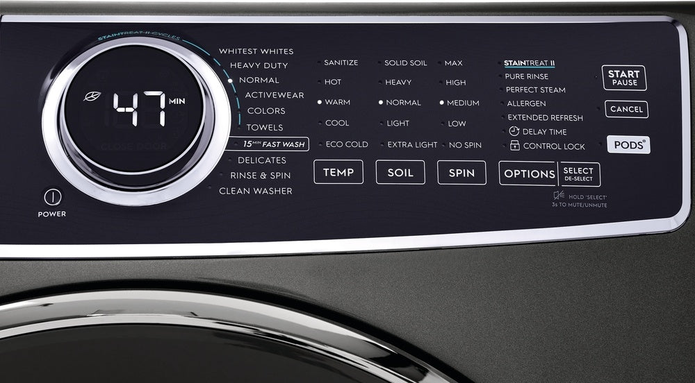 Electrolux Titanium Front Load Steam Washer (5.2 Cu. Ft.) - ELFW7537AT