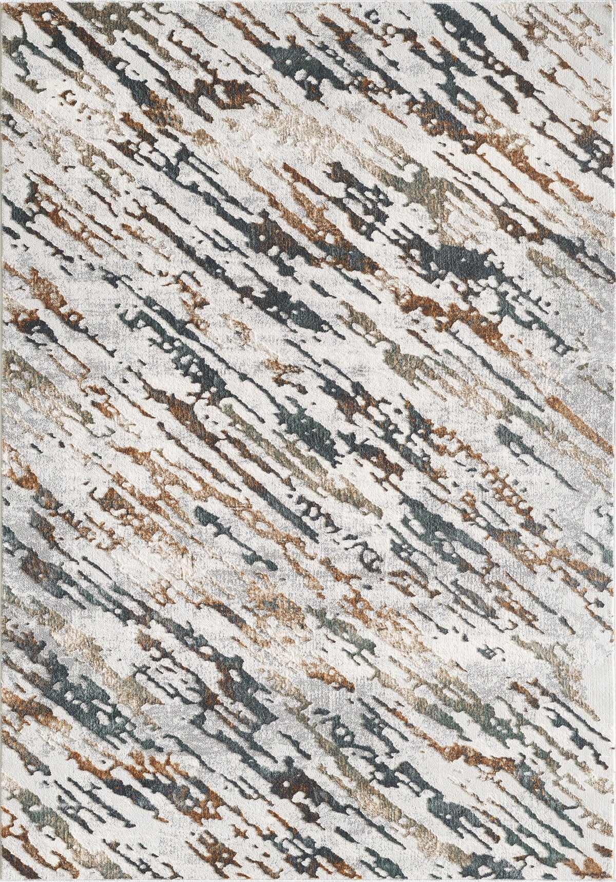 L2 Decor Emojy Area Rug 5' x 8' - Cream, Blue