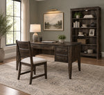 Bellamy Lane 5-Drawer Desk - Coffee