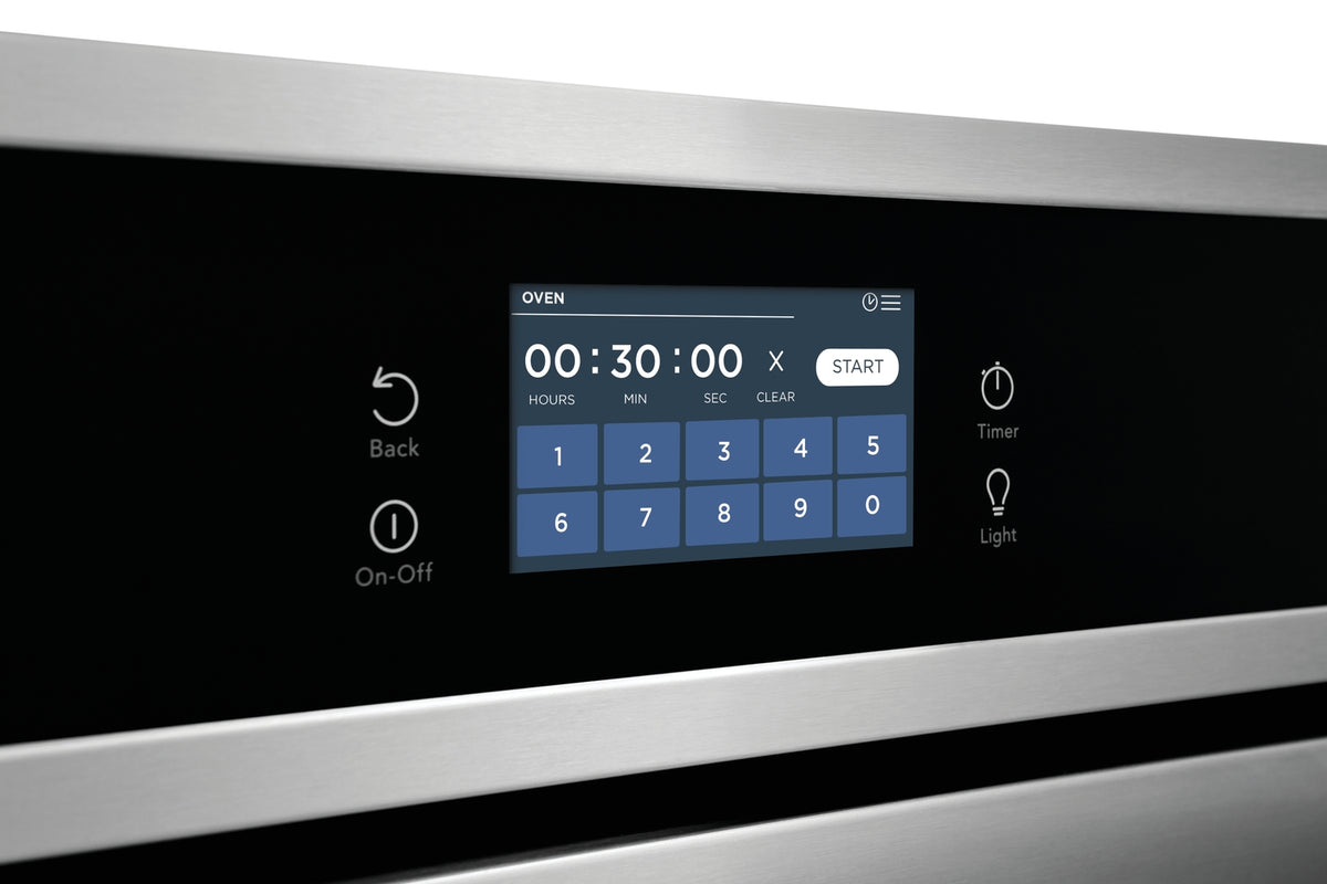 Frigidaire Stainless Steel 30" Single Wall Oven with Fan Convection (5.3 Cu. Ft) - FCWS3027AS