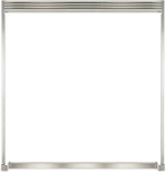 Frigidaire Professional Stainless Steel 84" Louvered Double Trim Kit - TRMKTEZ2LV84