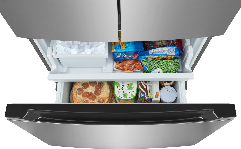 Frigidaire 35.3" 19.9 Cu. Ft. Fingerprint Resistant Stainless Steel Look Counter-Depth French Door Refrigerator - FRFG2011AV