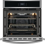 Frigidaire Gallery Smudge-Proof Stainless Steel 27" Single Wall Oven with Total Convection and Air Fry (3.8 Cu.Ft) - GCWS2767AF