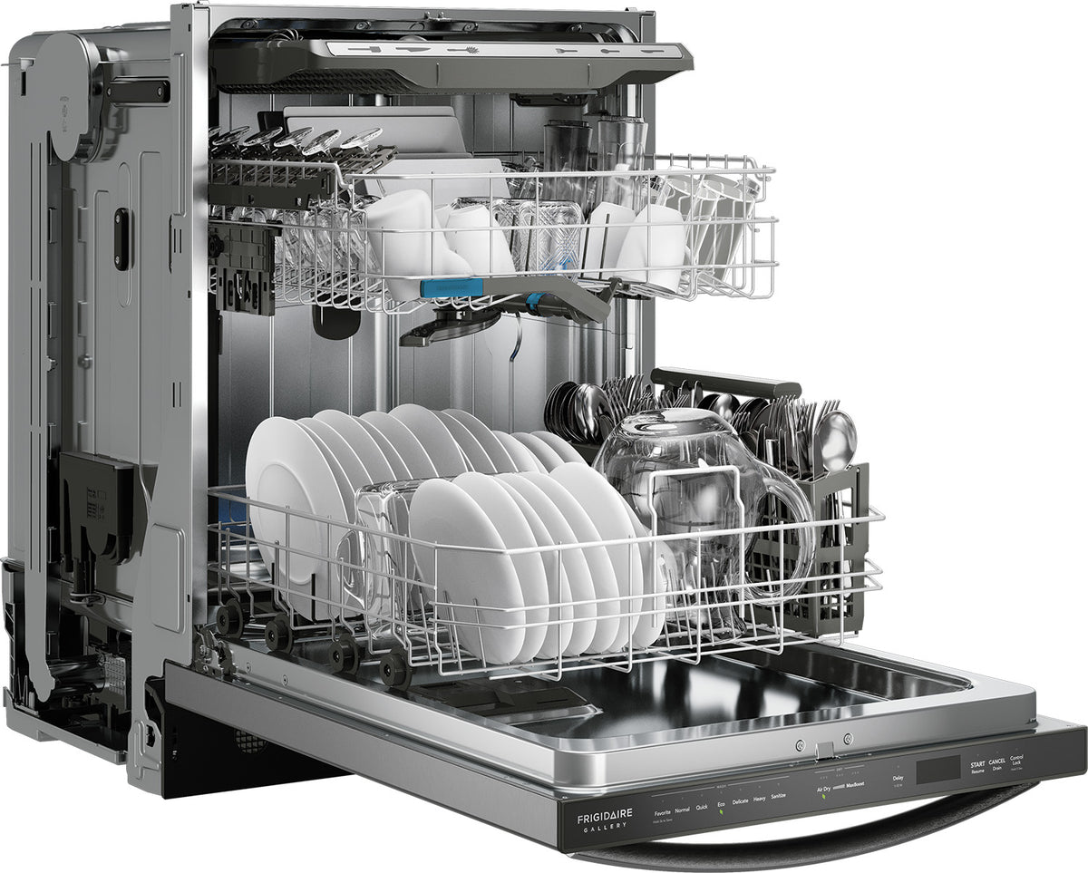 Frigidaire Gallery 24" Smudge-Proof™ Stainless Steel Dishwasher with CleanBoost™ (47 dBA) - GDSH4715AF