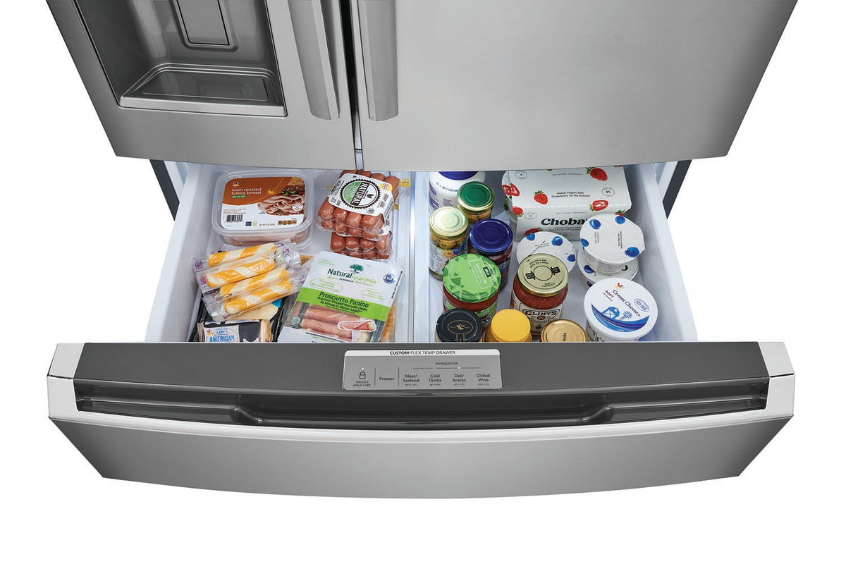 Frigidaire Gallery 36" 21.5 Cu. Ft. Smudge-Proof® Stainless Steel Counter-Depth 4-Door French Door Refrigerator - GRMC2273CF