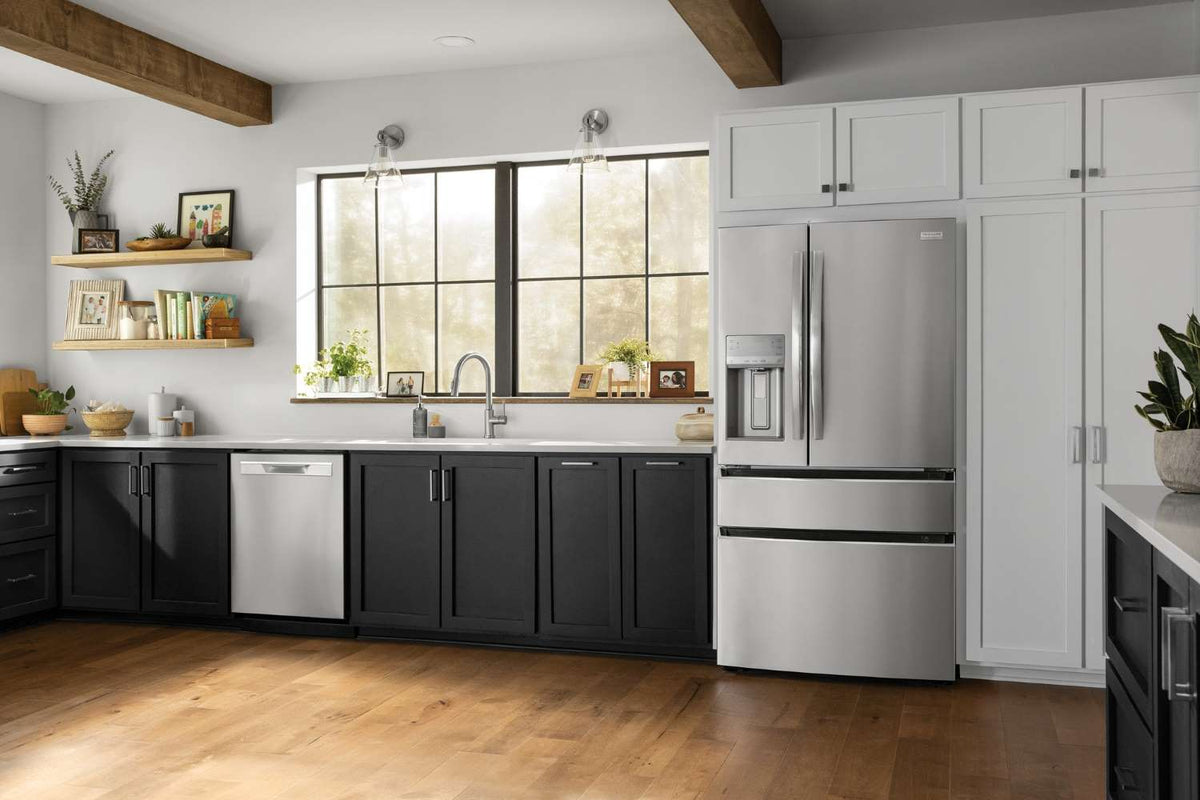 Frigidaire Gallery 36" 26.3 Cu. Ft. Smudge-Proof® Stainless Steel 4-Door French Door Refrigerator - GRMS2773AF