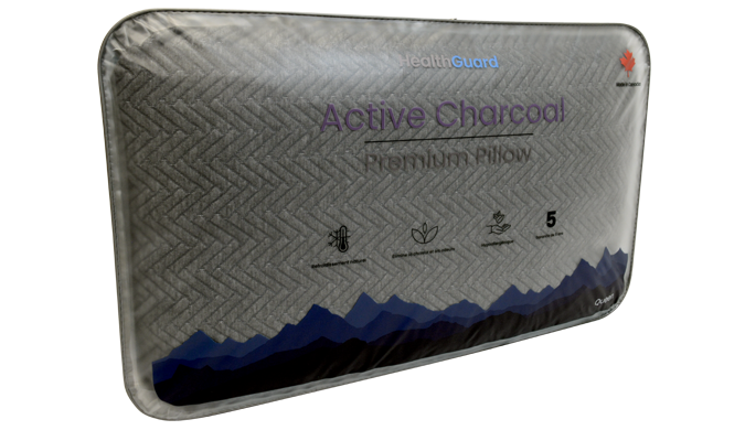 HealthGuard Active Charcoal Adjustable Pillow--Fabric