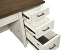 Caraway Executive Desk - Aged Ivory