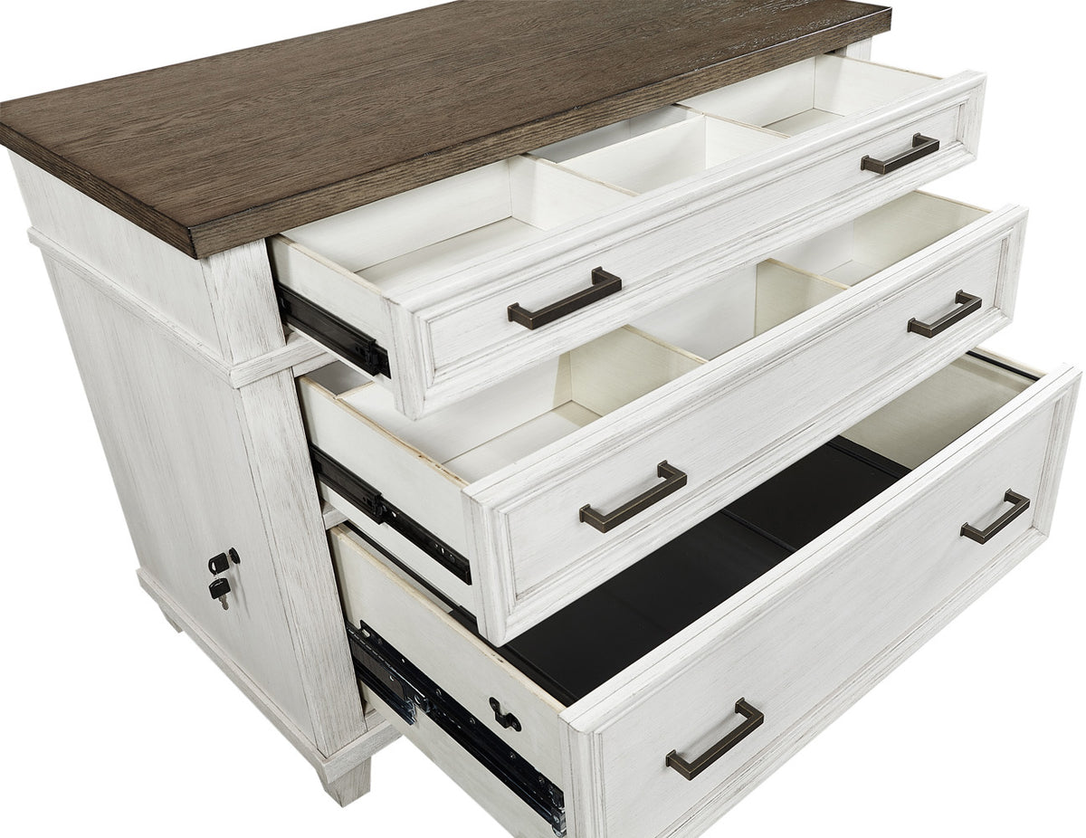 Caraway Lateral File Cabinet - Aged Ivory