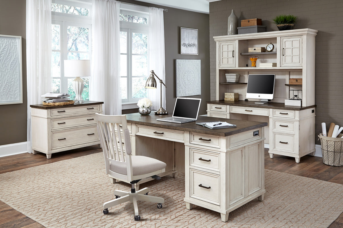 Caraway Lateral File Cabinet - Aged Ivory
