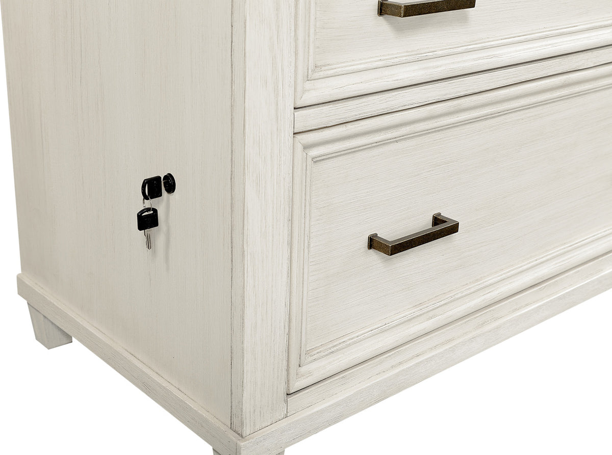 Caraway Lateral File Cabinet - Aged Ivory