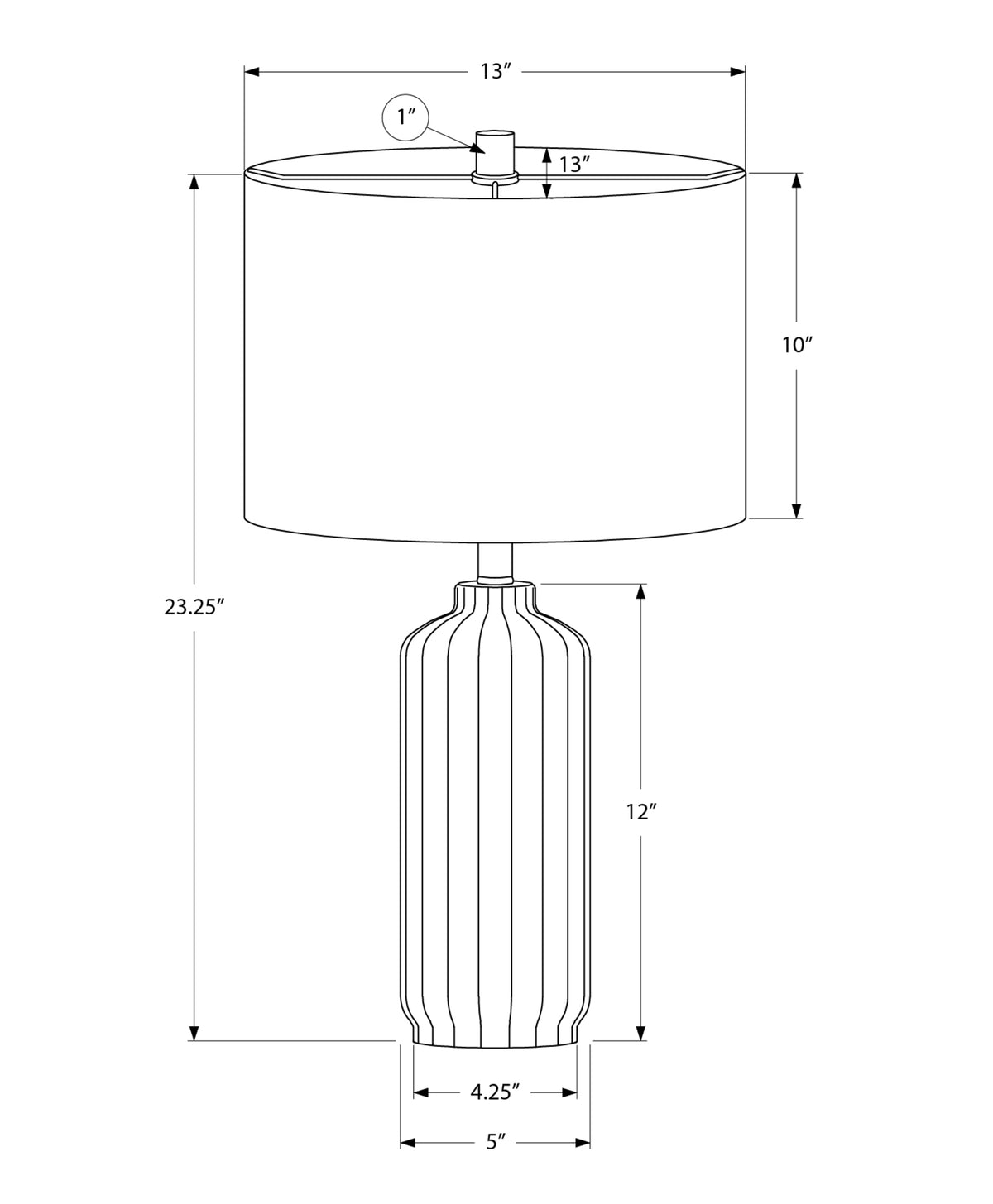 Loen Table Lamp - Green