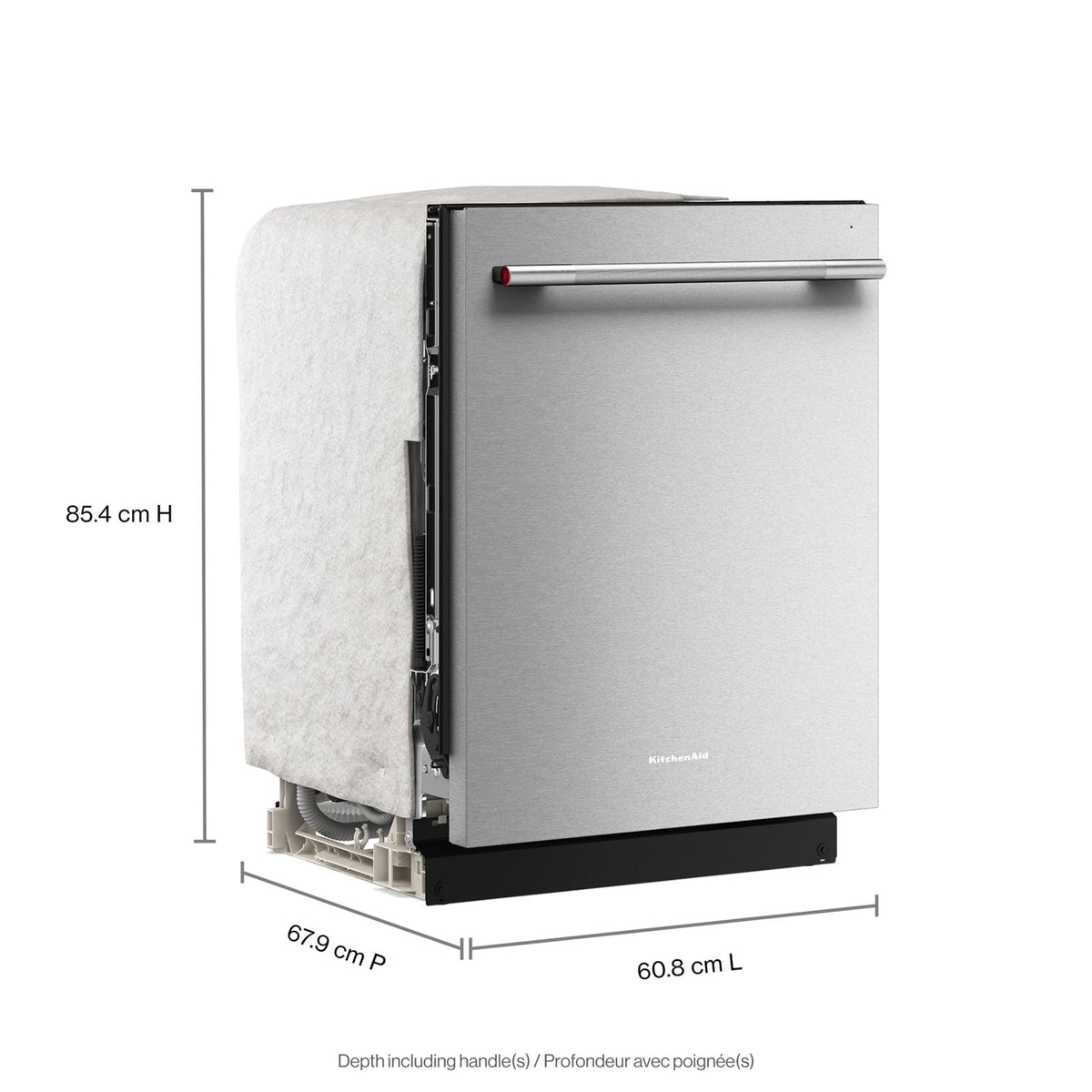 KitchenAid PrintShield Stainless Dishwasher (41 dBA) - KDTS324SPS