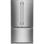 KitchenAid 36" 29.0 Cu. Ft. PrintShield Stainless Steel Standard Depth French Door Refrigerator - KRFF136SPS
