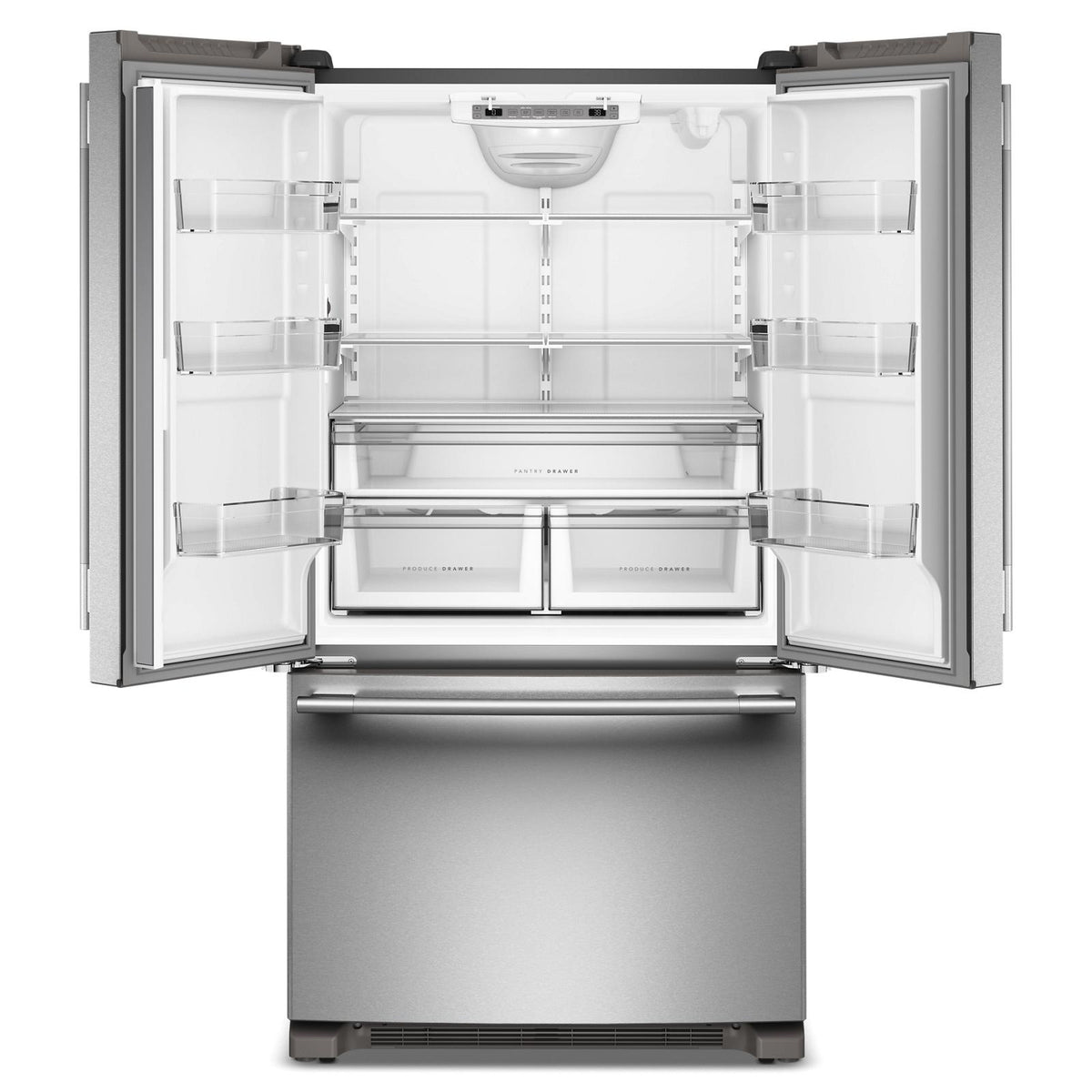KitchenAid 36" 29.0 Cu. Ft. PrintShield Stainless Steel Standard Depth French Door Refrigerator - KRFF136SPS