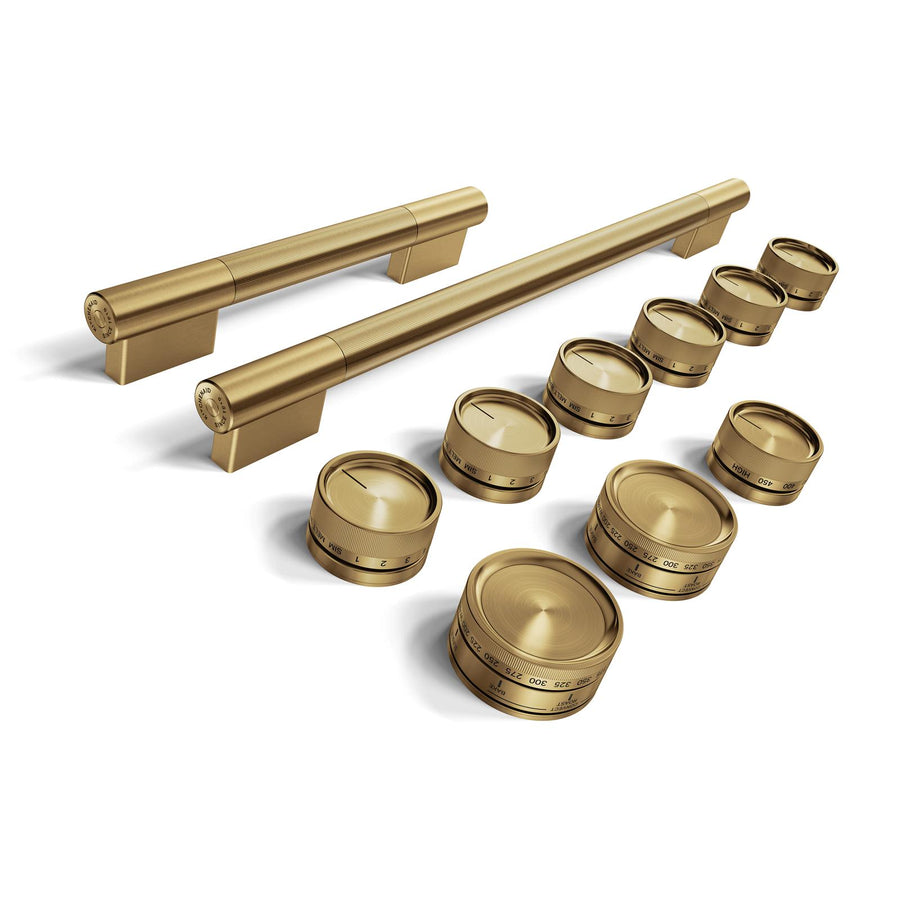 KitchenAid Brass Handle and Knob Hardware Accessory Kit for 48" Commercial-Style Induction Range - W11774746
