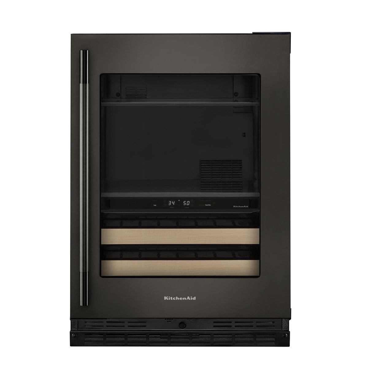KitchenAid 24" 5.0 Cu. Ft. Black Ore Undercounter Refrigerator - KUBR524SBE