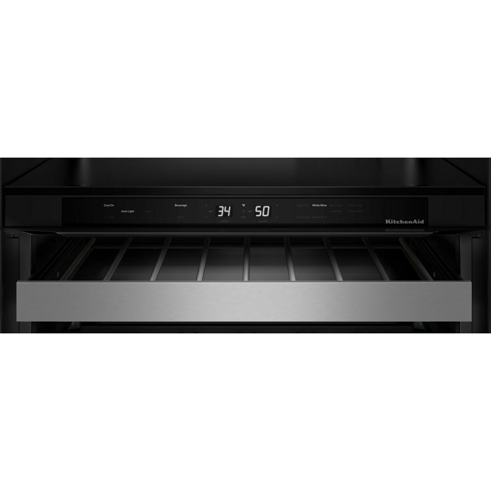 KitchenAid 24" 5.0 Cu. Ft. Black Ore Undercounter Refrigerator - KUBR524SBE