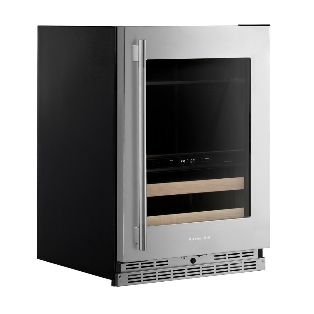 KitchenAid 24" 5.0 Cu. Ft. PrintShield Stainless Steel Undercounter Refrigerator - KUBR524SPS