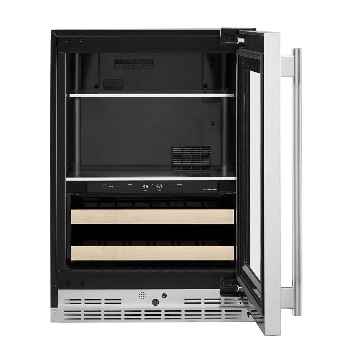 KitchenAid 24" 5.0 Cu. Ft. PrintShield Stainless Steel Undercounter Refrigerator - KUBR524SPS