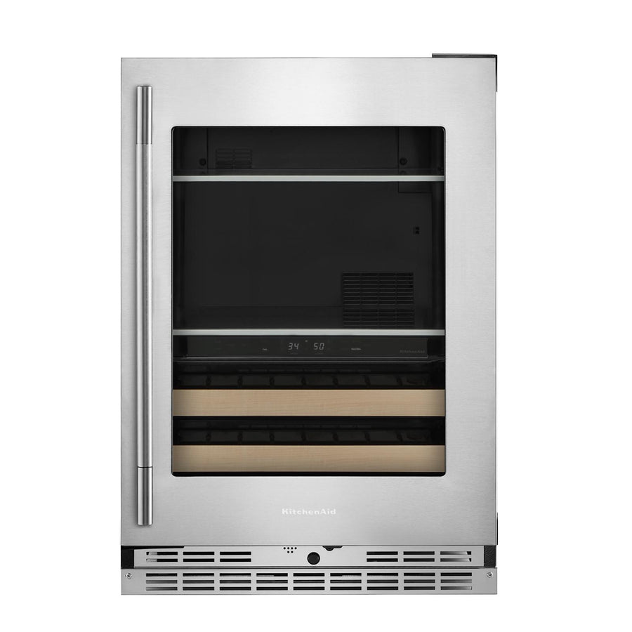 KitchenAid 24" 5.0 Cu. Ft. PrintShield Stainless Steel Undercounter Refrigerator - KUBL524SPS