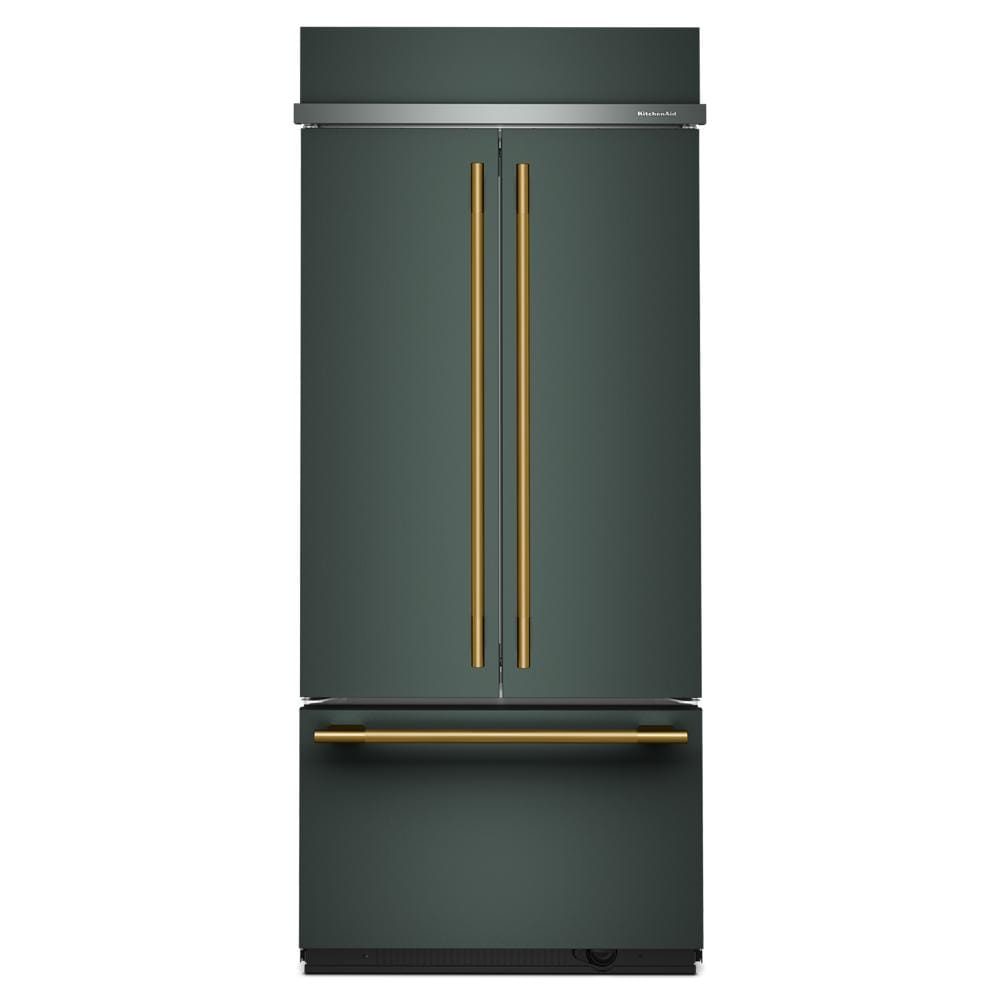 KitchenAid 36" 20.8 Cu. Ft. Juniper Built-In French Door Refrigerator - KBFN536SJP