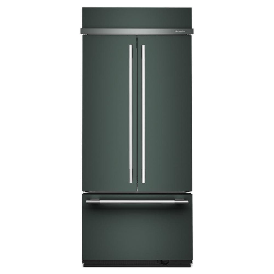 KitchenAid 36" 20.8 Cu. Ft. Juniper Built-In French Door Refrigerator - KBFN536SJP