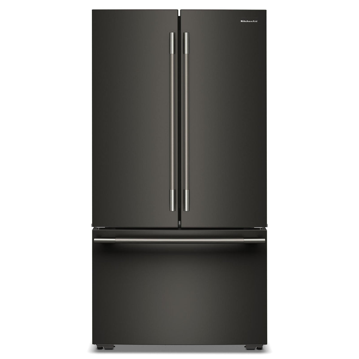 KitchenAid 36" 24.8 Cu. Ft. Black Ore Counter-Depth French Door Refrigerator with Internal Water Dispenser – KRFC336SBE