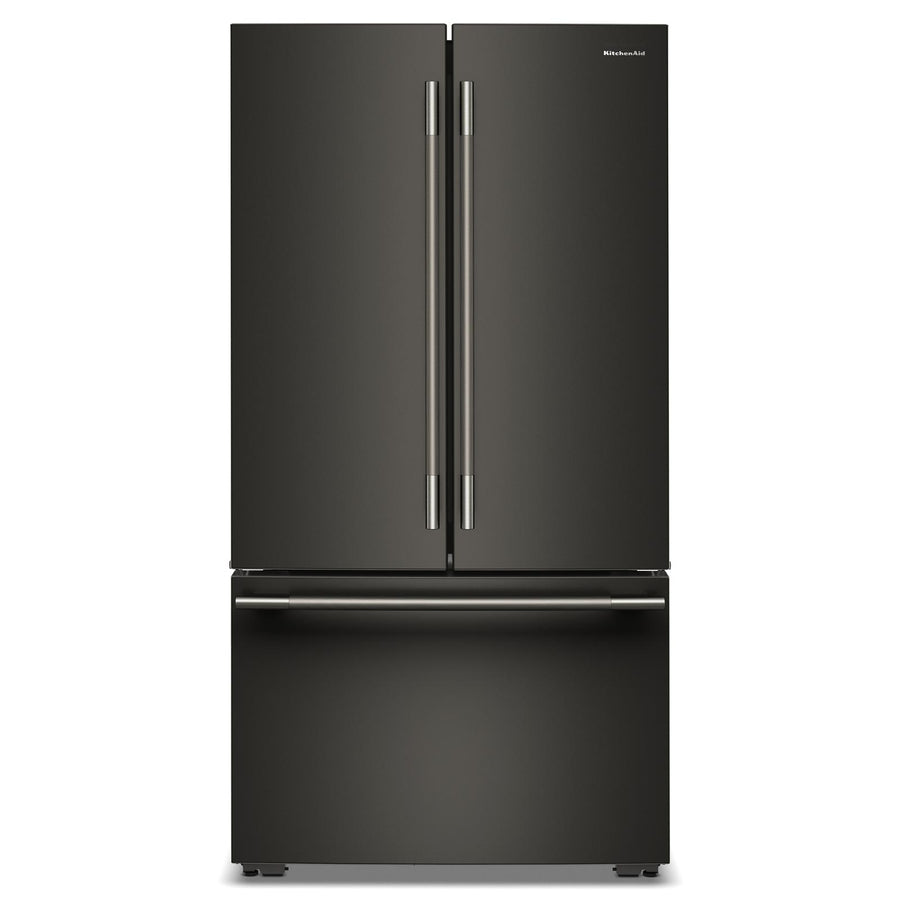 KitchenAid 36" 24.8 Cu. Ft. Black Ore Counter-Depth French Door Refrigerator with Internal Water Dispenser – KRFC336SBE