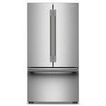 KitchenAid 36" 24.8 Cu. Ft. PrintShield Stainless Steel Counter-Depth French Door Refrigerator with Internal Water Dispenser – KRFC336SPS
