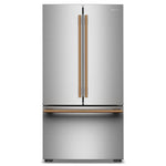 KitchenAid 36" 24.8 Cu. Ft. PrintShield Stainless Steel Counter-Depth French Door Refrigerator with Internal Water Dispenser – KRFC336SPS