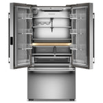 KitchenAid 36" 24.8 Cu. Ft. PrintShield Stainless Steel Counter-Depth French Door Refrigerator with Internal Water Dispenser – KRFC336SPS