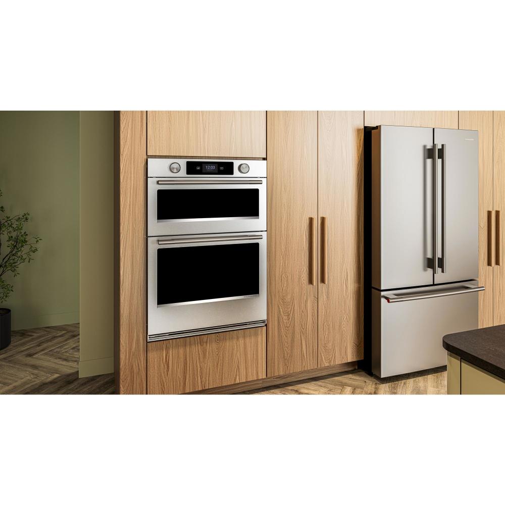 KitchenAid PrintShield™ Stainless 30" Wall Oven with Microwave with Intelligent Cooking Camera (5 cu ft) - KOEC930SPS