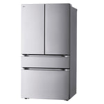 LG 36" 30 Cu. Ft. Smudge Resistant Stainless Steel 4-Door French Door Refrigerator - LF30S8210S