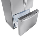 LG 35.75" 27 Cu. Ft. Stainless Steel Smart Counter-Depth MAX™ French Door Refrigerator - LRFLC2706S