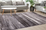 Shadow Drift 5'3" x 7'7" Variegarted Frieze Area Rug - Grey, Cream