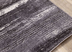 Shadow Drift 5'3" x 7'7" Variegarted Frieze Area Rug - Grey, Cream