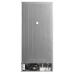 Rear view showing the freezer back panel, compressor and mechanical components