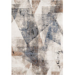 L2 Decor Panorama Area Rug 5' x 8' - Blue, Cream
